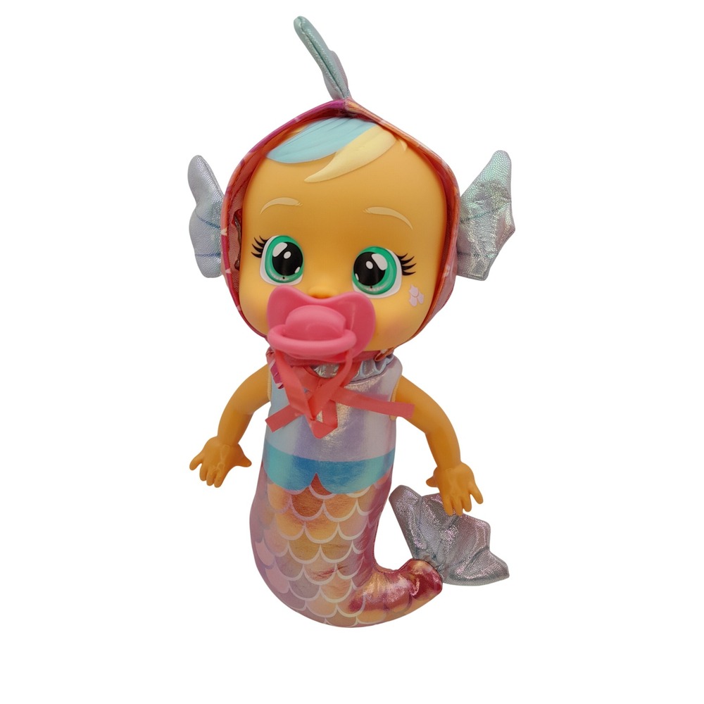 IMC Toys Cry Babies Magic Tears Delphine Mermaid Doll Pink Iridescent 9 Inch